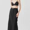 GREY LAB Tops*- Satin Contrast Bra Top BLACK