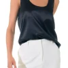 GREY LAB Tops*- Satin Sleeveless Top BLACK