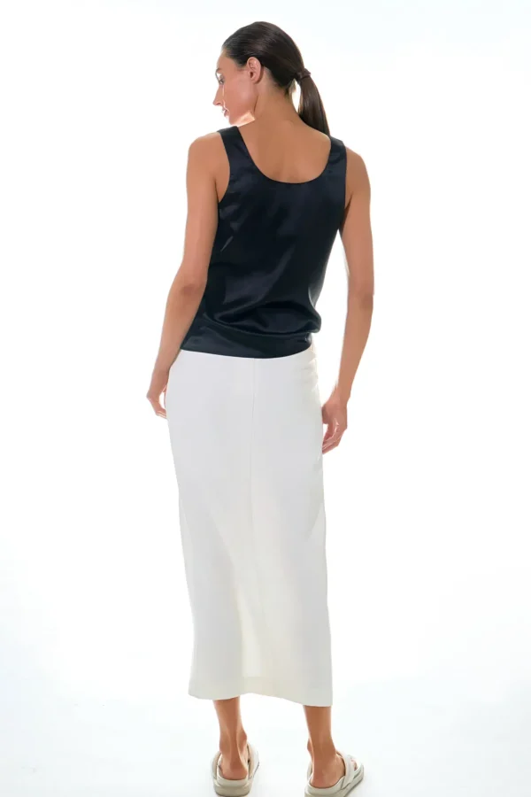GREY LAB Tops*- Satin Sleeveless Top BLACK