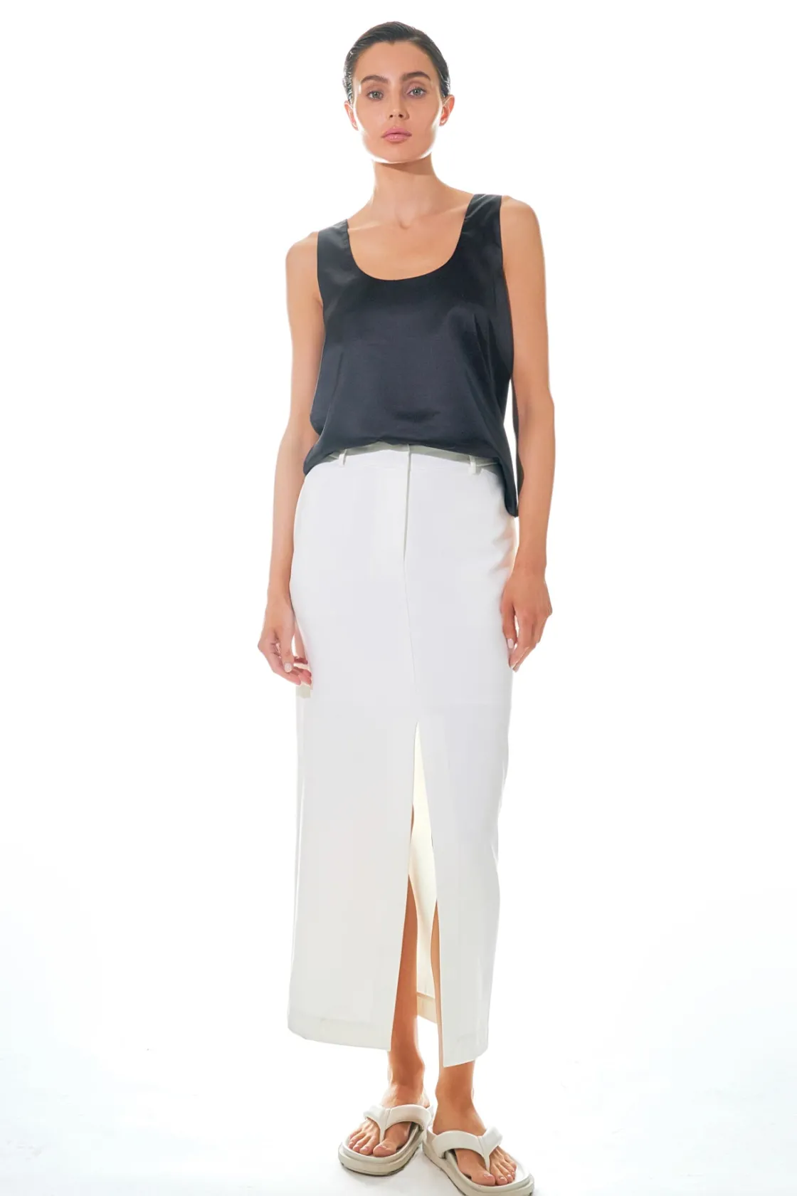 grey_lab__satin_sleeveles_2.webp GREY LAB Tops*- Satin Sleeveless Top BLACK