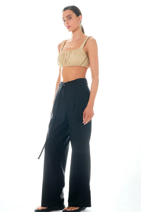 GREY LAB Tops*- Scrunchie Bandeau Top KHAKI