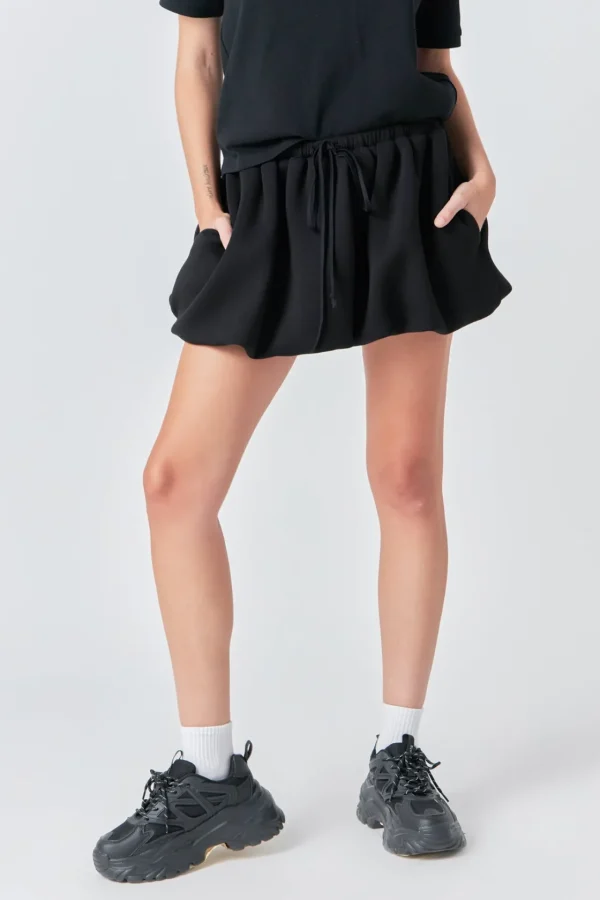 GREY LAB Skirts | Tops*- Scuba Balloon Mini Skirt