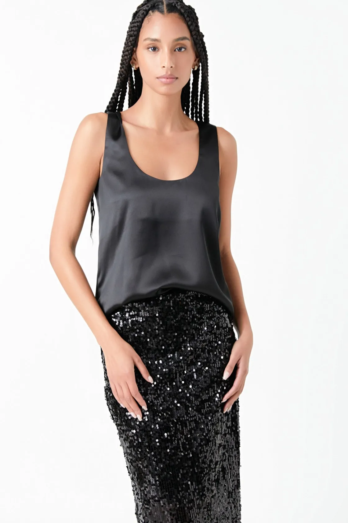 grey_lab__sequin_back_sli_8.webp GREY LAB Matching Sets | Skirts*- Sequin Back Slit Maxi Skirt