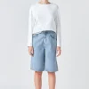 GREY LAB Tops*- Sequin Loose Fit Top WHITE