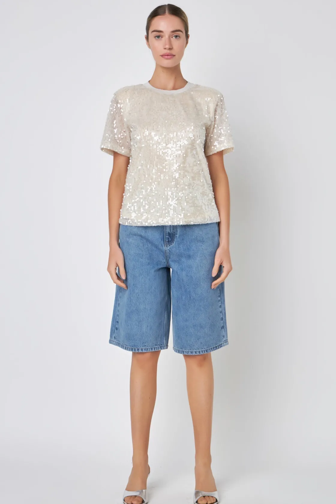 grey_lab__sequin_open_bac_0.webp GREY LAB Tops*- Sequin Open Back Top