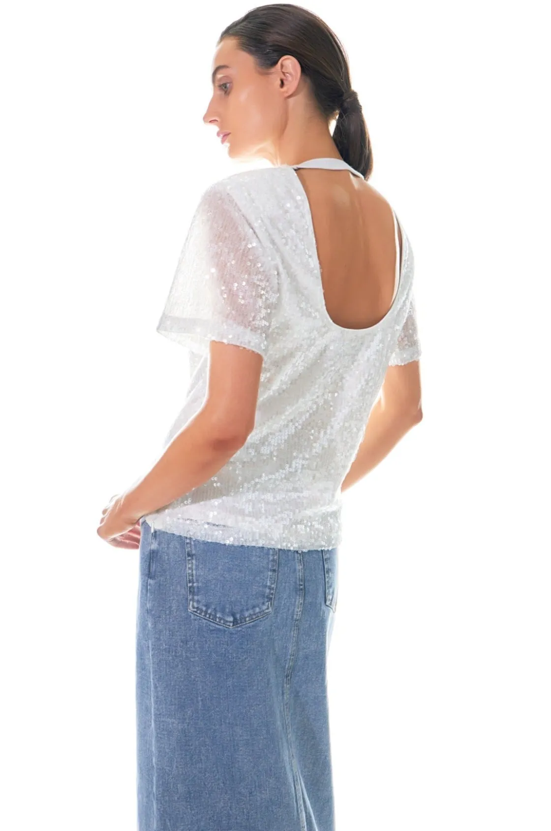grey_lab__sequin_open_bac_4.webp GREY LAB Tops*- Sequin Open Back Top