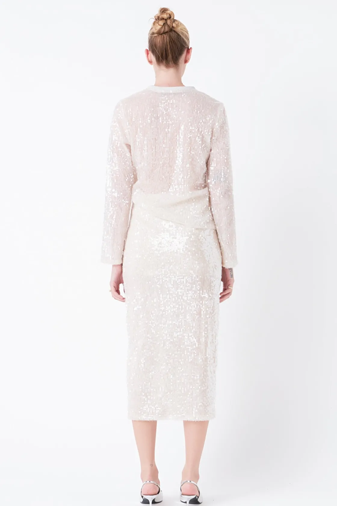 grey_lab__sequin_sheer_to_3.webp GREY LAB Matching Sets | Tops*- Sequin Sheer Top NUDEPINK