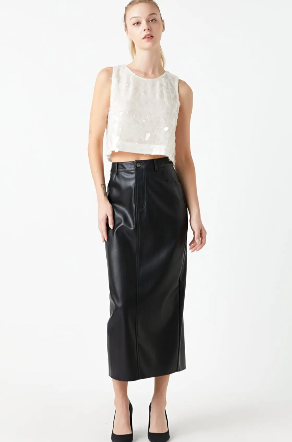 grey_lab__sequin_top_0.webp GREY LAB Tops*- Sequin Top NUDE