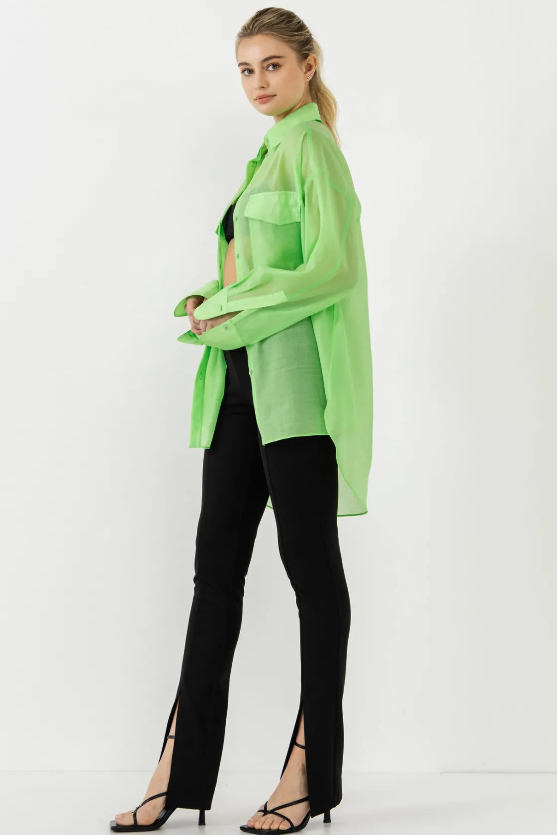 grey_lab__sheer_overshirt_12.webp GREY LAB Shirts & Blouses | Tops*- Sheer Overshirt