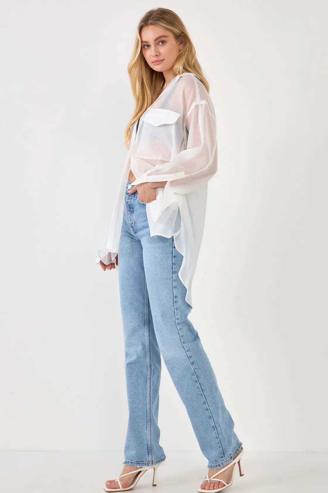 grey_lab__sheer_overshirt_17.webp GREY LAB Shirts & Blouses | Tops*- Sheer Overshirt