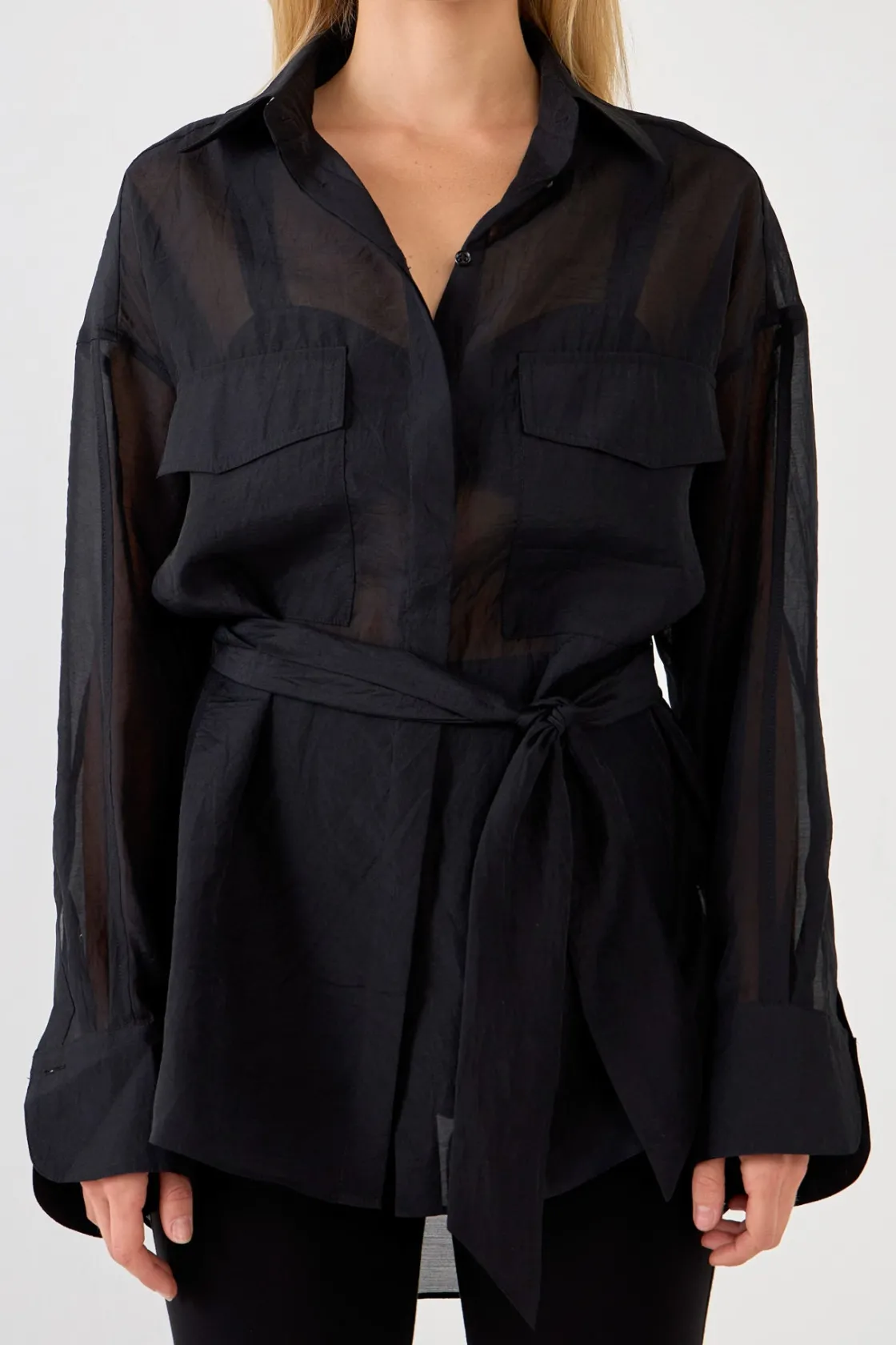 grey_lab__sheer_overshirt_6.webp GREY LAB Shirts & Blouses | Tops*- Sheer Overshirt