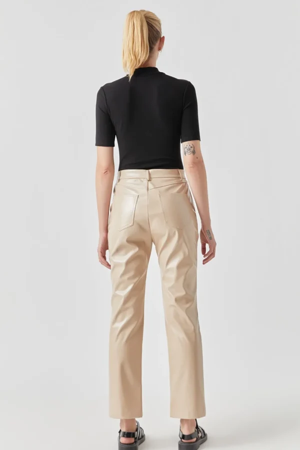GREY LAB Pants | Tops*- Shiny High-Waisted Faux Leather Pants