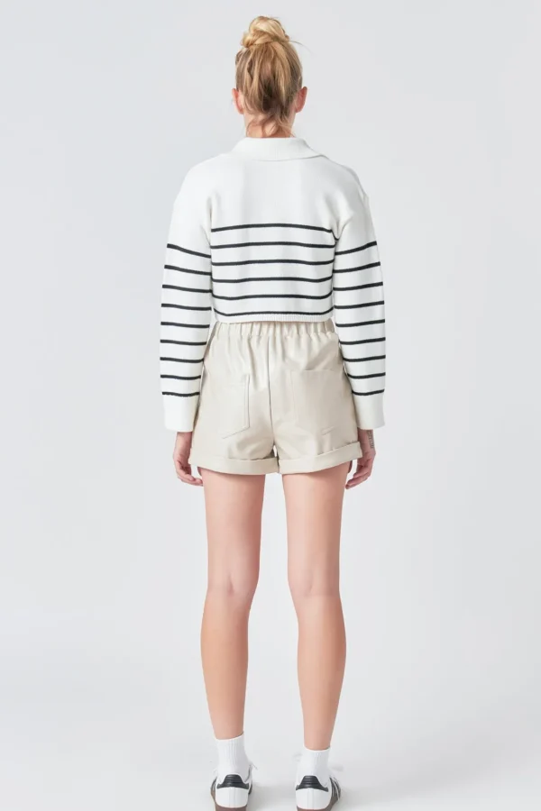 GREY LAB Shorts & Skorts | Tops*- Shiny PU Shorts