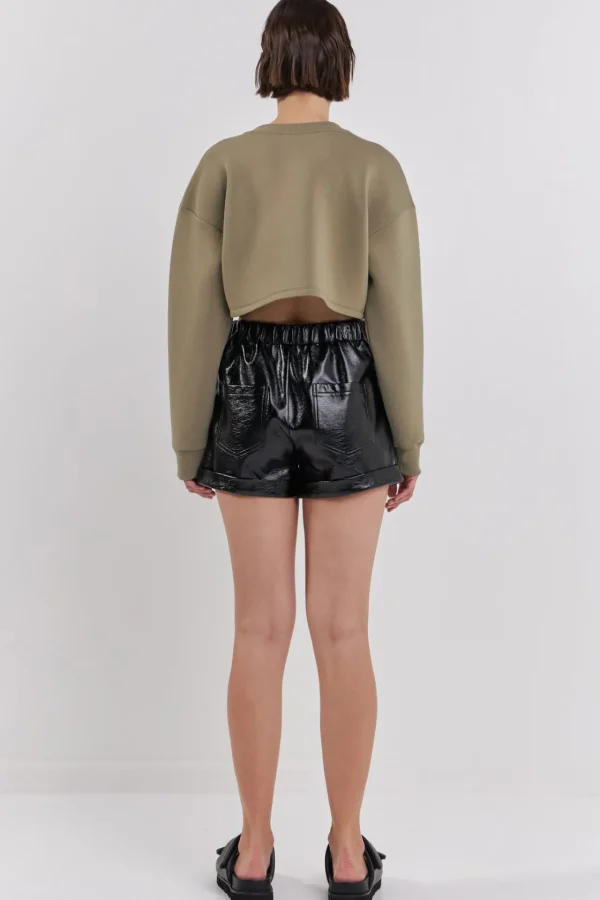 GREY LAB Shorts & Skorts | Tops*- Shiny PU Shorts