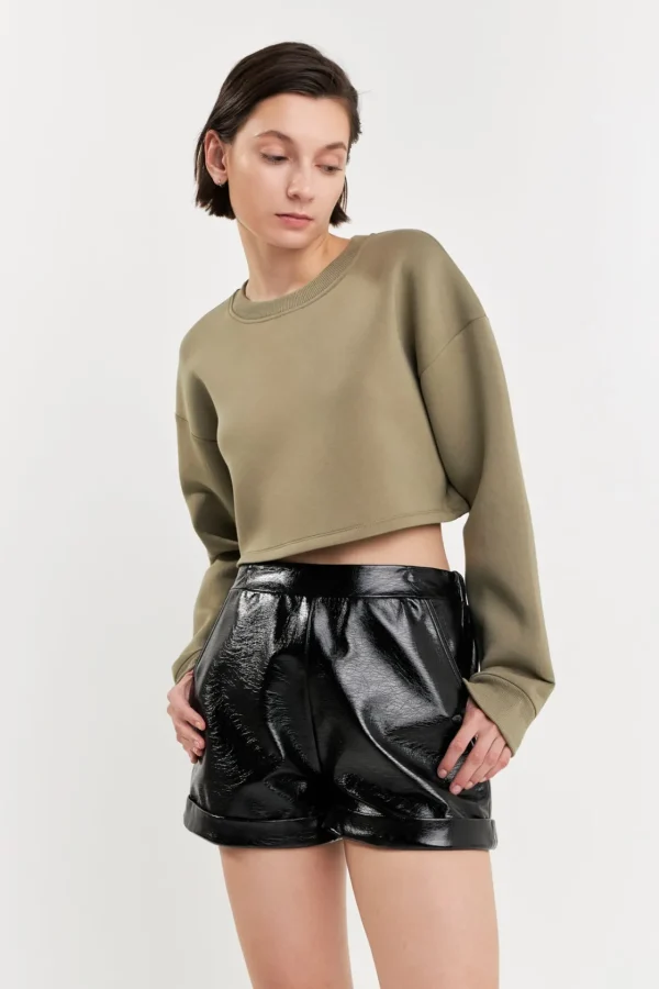 GREY LAB Shorts & Skorts | Tops*- Shiny PU Shorts