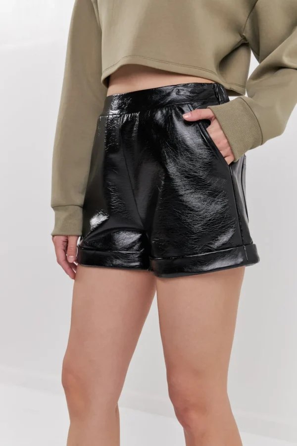GREY LAB Shorts & Skorts | Tops*- Shiny PU Shorts
