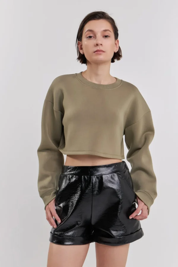 GREY LAB Shorts & Skorts | Tops*- Shiny PU Shorts