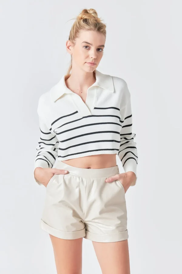 GREY LAB Shorts & Skorts | Tops*- Shiny PU Shorts