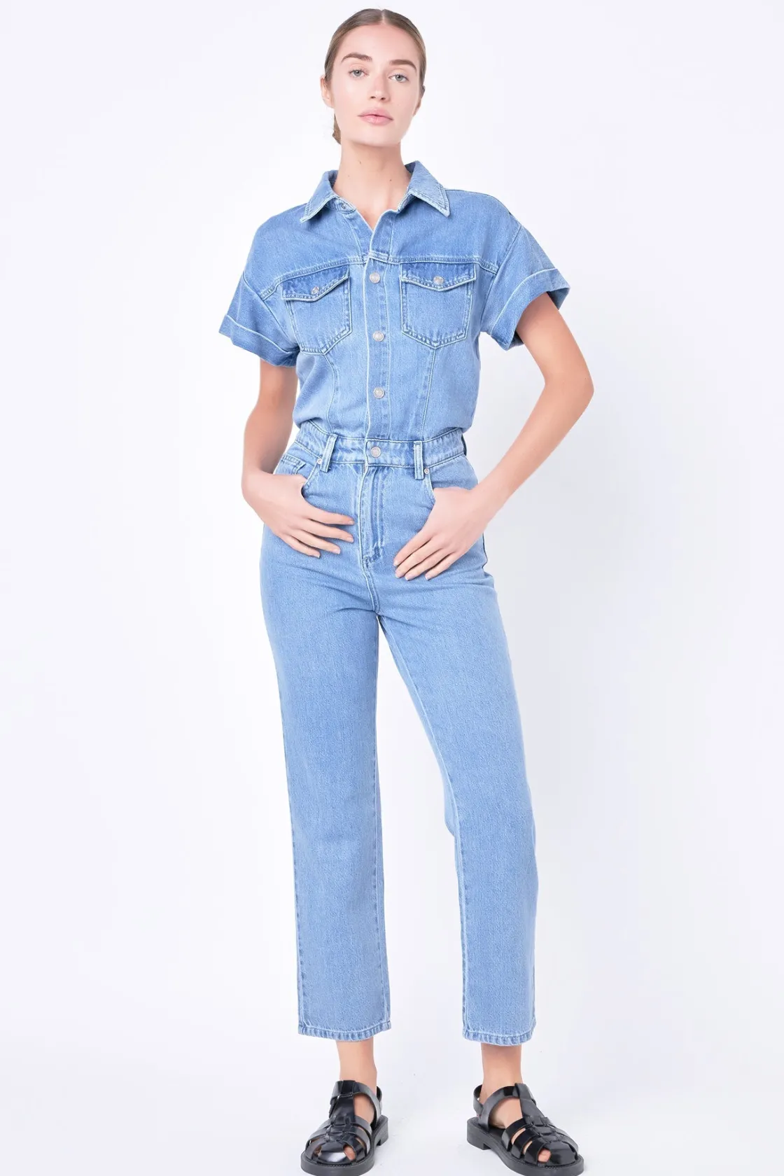 grey_lab__short_sleeve_de_3.webp GREY LAB Denim*- Short Sleeve Denim Jumpsuit BLUE
