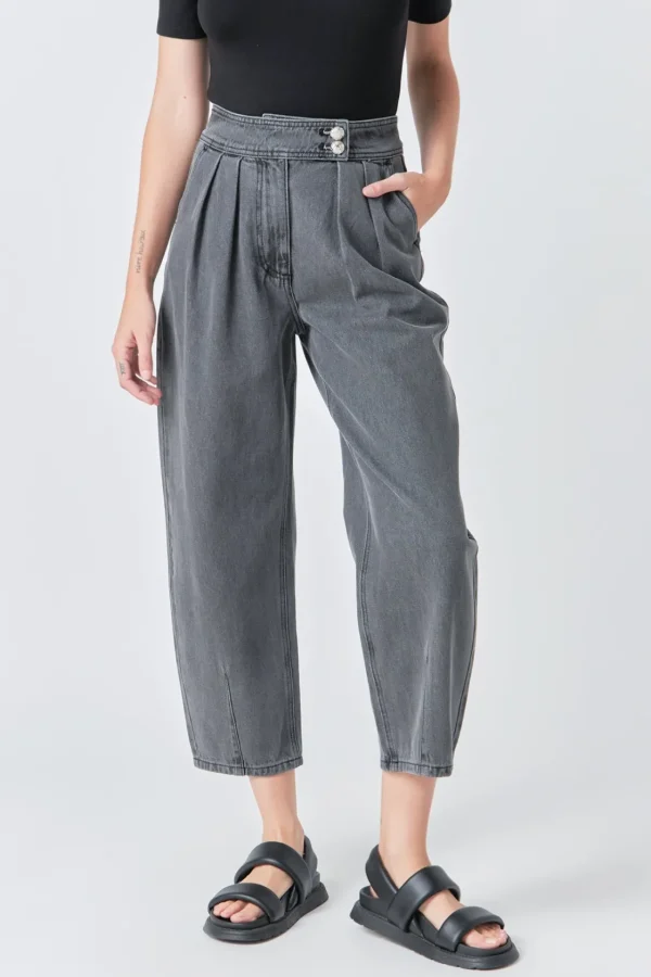 GREY LAB Denim | Tops*- Silver Straight Pants GREY
