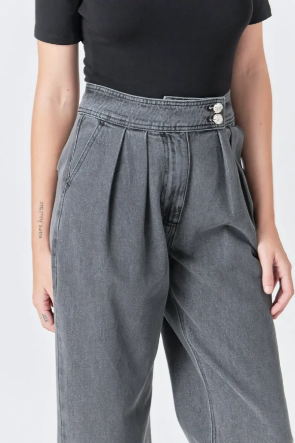 GREY LAB Denim | Tops*- Silver Straight Pants GREY