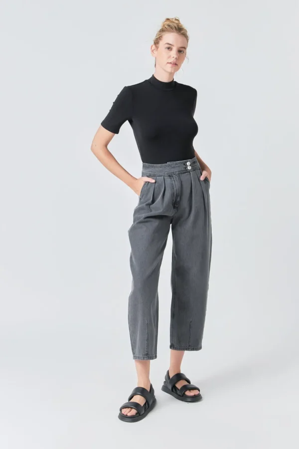 GREY LAB Denim | Tops*- Silver Straight Pants GREY