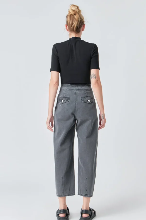 GREY LAB Denim | Tops*- Silver Straight Pants GREY