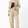 GREY LAB Matching Sets | Blazers*- Single Breasted Oversized Blazer KHAKI
