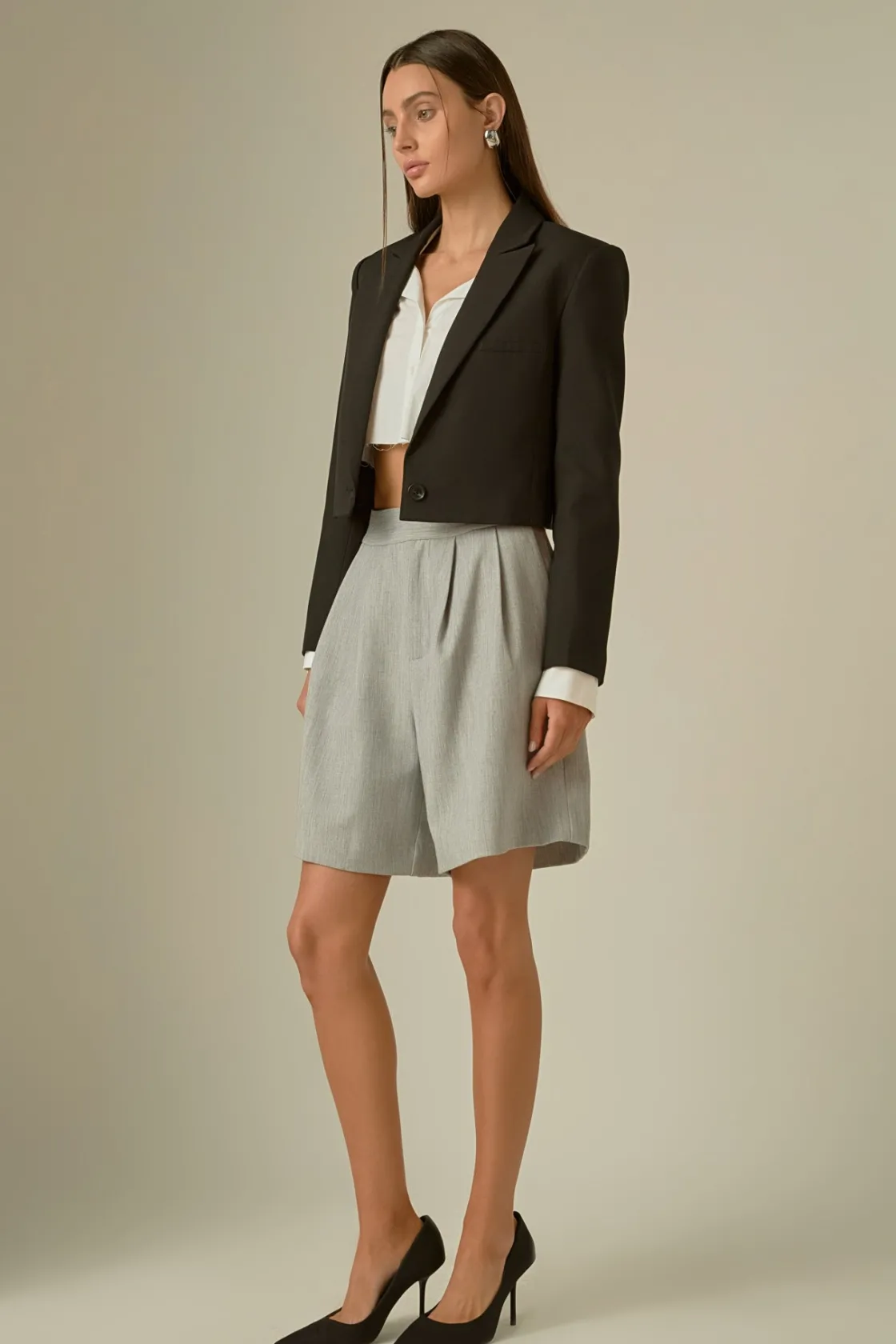 grey_lab__single_breasted_2-1.webp GREY LAB Matching Sets | Blazers*- Single Breasted Cropped Blazer BLACK