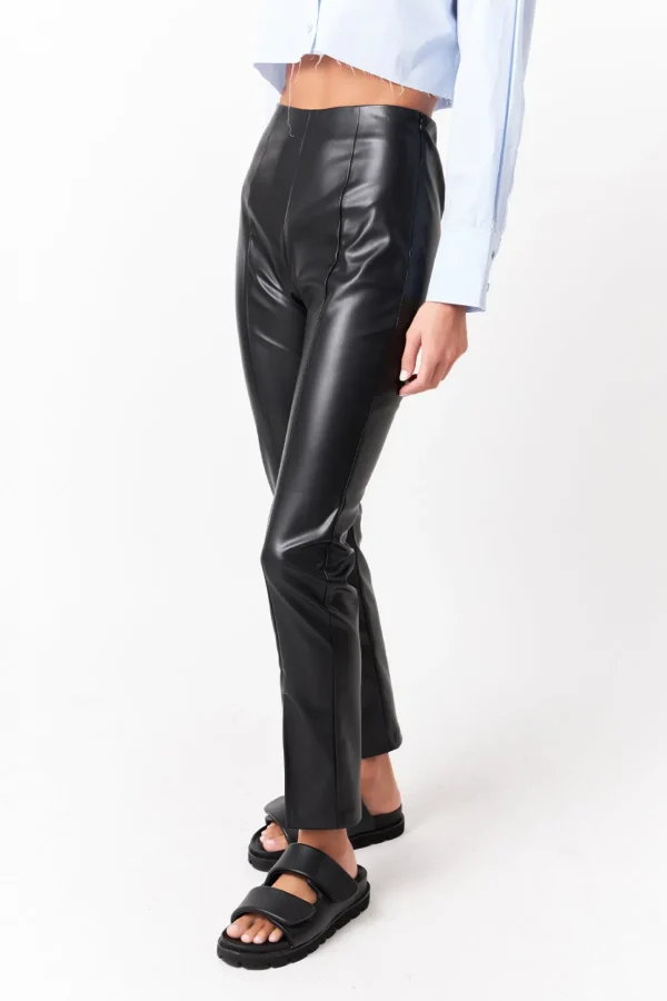 GREY LAB Pants | Tops*- Slit Detail Leggings BLACK