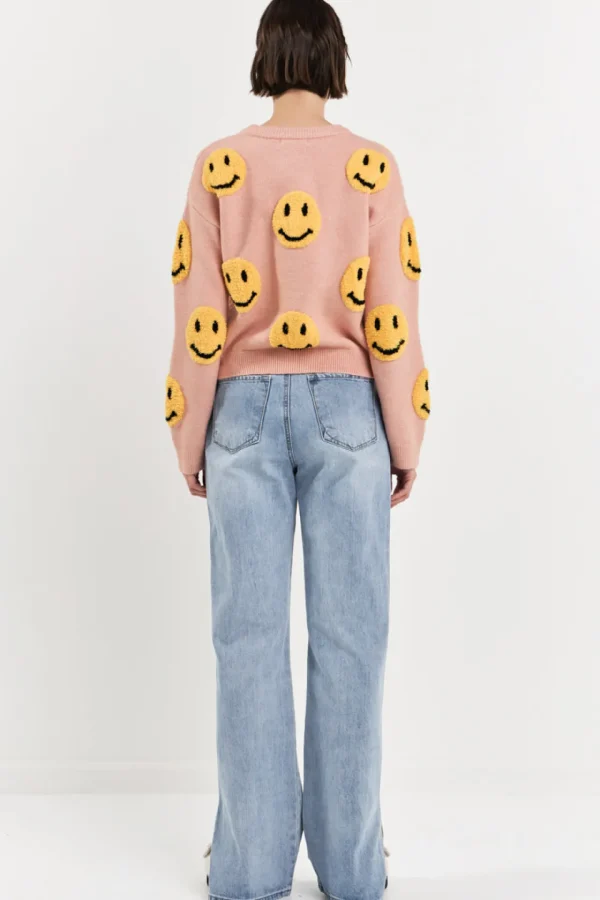 GREY LAB Sweaters & Knits | Tops*- Smiley Face Sweater