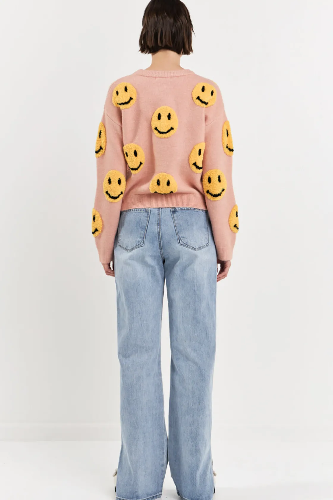 grey_lab__smiley_face_swe_10.webp GREY LAB Sweaters & Knits | Tops*- Smiley Face Sweater