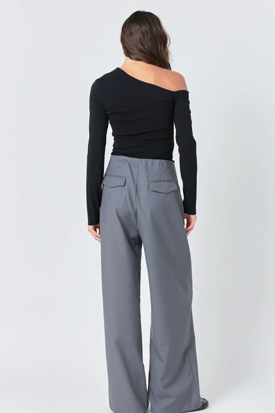 grey_lab__soft_knit_asymm_3.webp GREY LAB Sweaters & Knits | Tops*- Soft Knit Asymmetrical Top BLACK