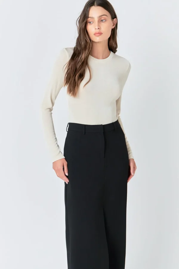GREY LAB Sweaters & Knits | Tops*- Soft Knit Shimmer Bodysuit