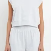 GREY LAB Tops*- Soft Muscle Sweatshirt HEATHERGREY