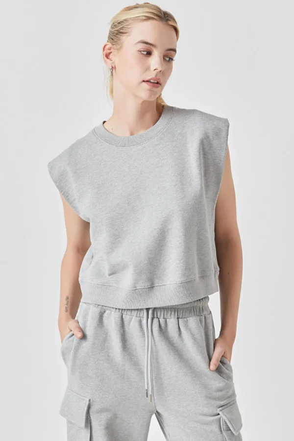 GREY LAB Tops*- Soft Muscle Sweatshirt