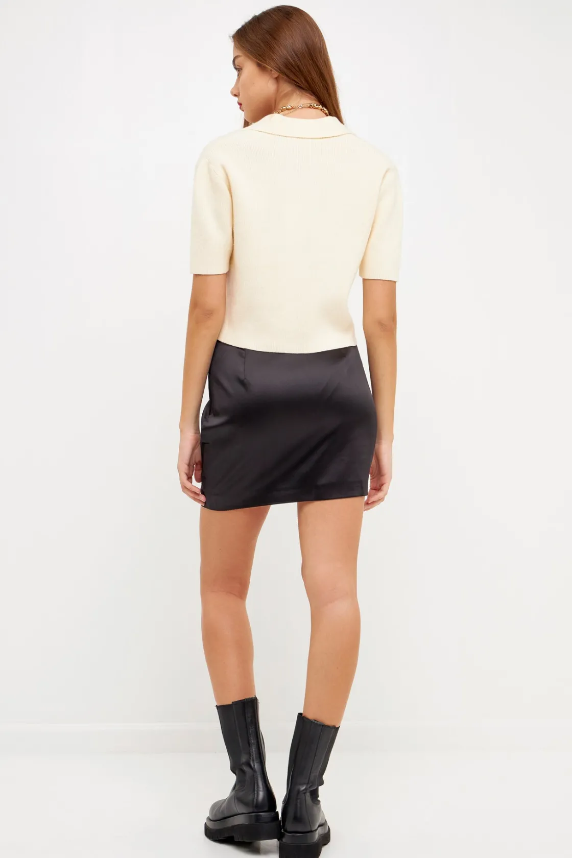 grey_lab__solid_satin_fit_15.webp GREY LAB Skirts | Tops*- Solid Satin Fit Mini Skirt