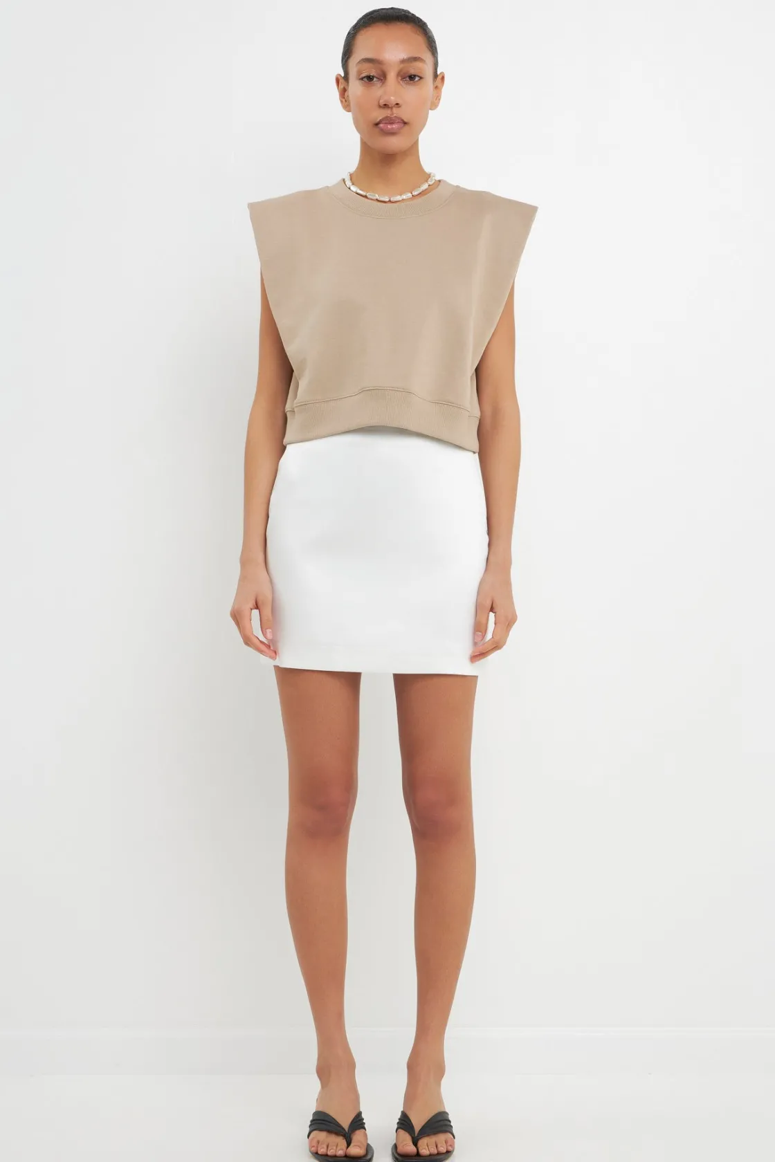 grey_lab__solid_satin_fit_23.webp GREY LAB Skirts | Tops*- Solid Satin Fit Mini Skirt