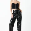 GREY LAB Tops*- Strapless Denim Top JETBLACK