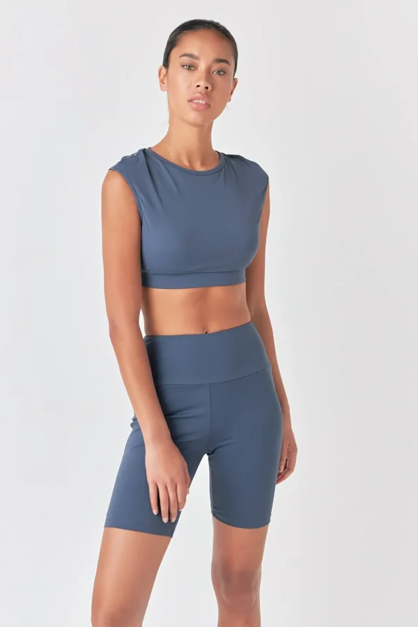 GREY LAB Tops*- Strappy Back Crop Top