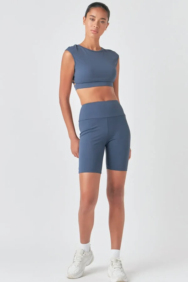 GREY LAB Tops*- Strappy Back Crop Top