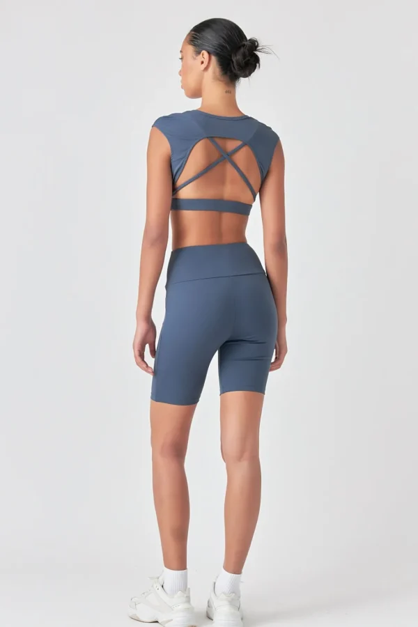 GREY LAB Tops*- Strappy Back Crop Top