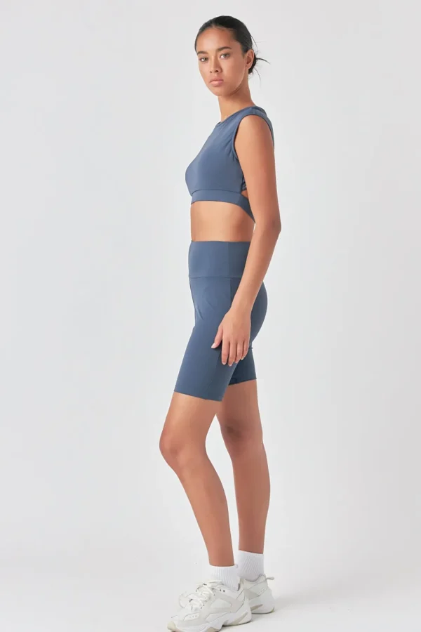 GREY LAB Tops*- Strappy Back Crop Top