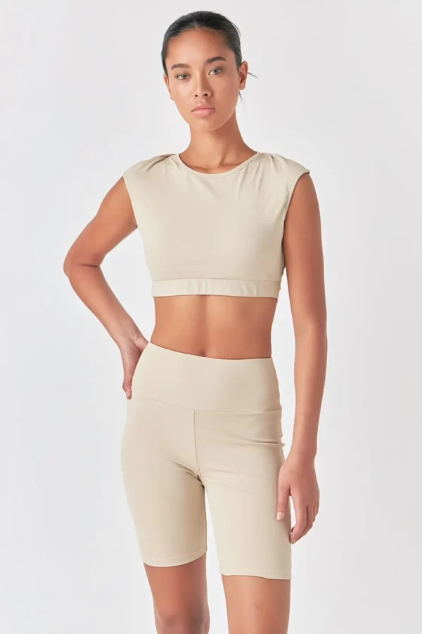 GREY LAB Tops*- Strappy Back Crop Top