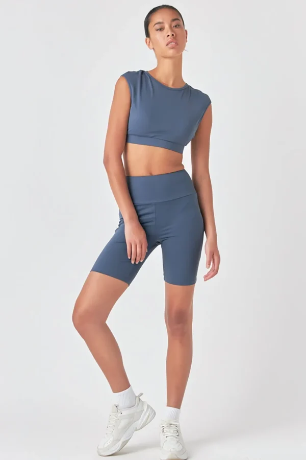 GREY LAB Tops*- Strappy Back Crop Top