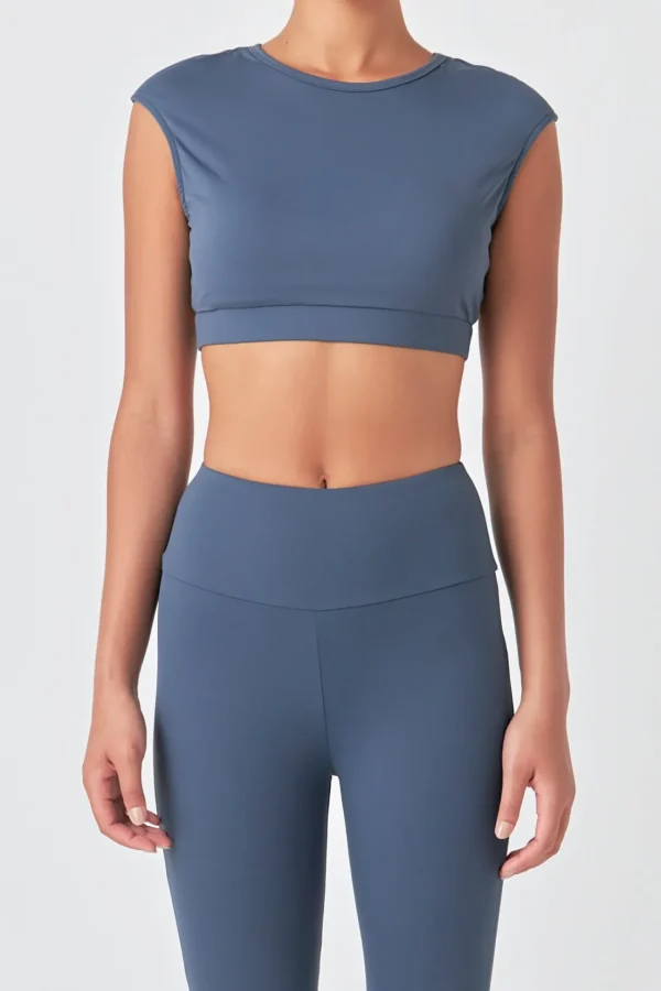GREY LAB Tops*- Strappy Back Crop Top