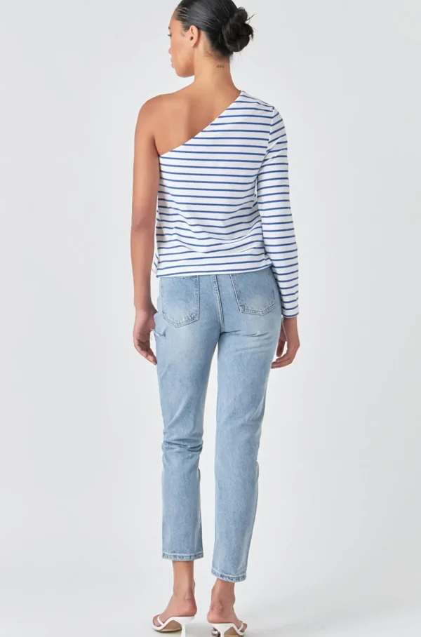 GREY LAB Tops*- Stripe One Shoulder Top