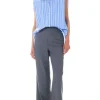 GREY LAB Shirts & Blouses | Tops*- Stripe Power Shoulder Shirt BLUE/WHITE
