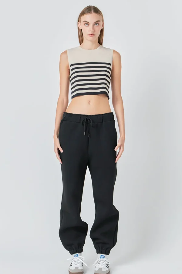 GREY LAB Sweaters & Knits | Tops*- Striped Knit Sleeveless Top