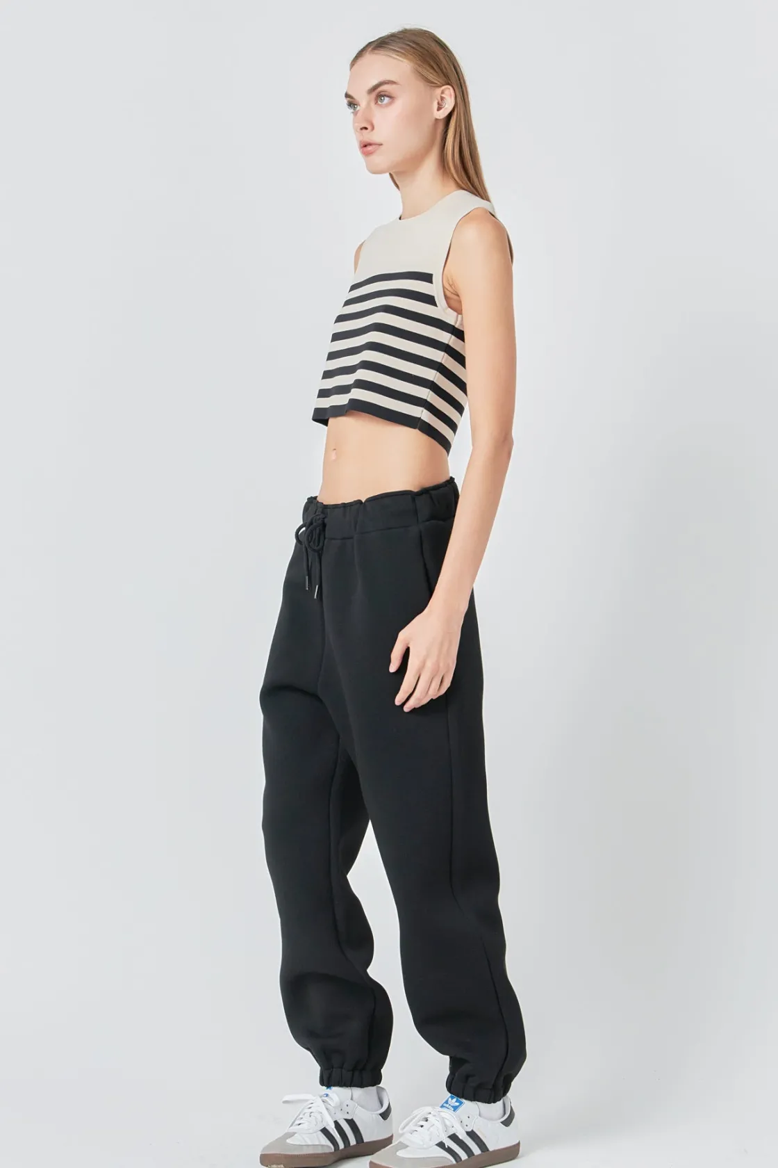 grey_lab__striped_knit_sl_2.webp GREY LAB Sweaters & Knits | Tops*- Striped Knit Sleeveless Top